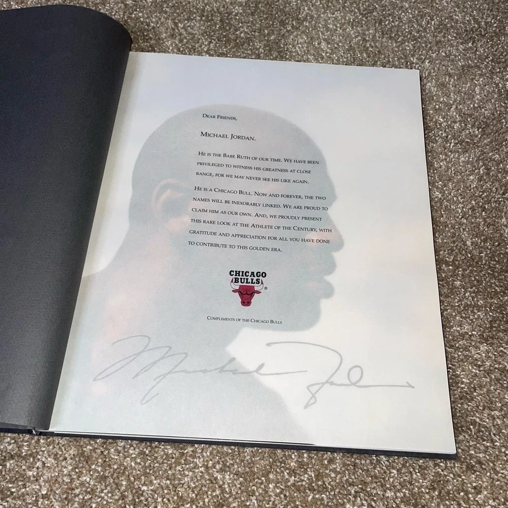 Michaeal Jordan Rare Air for the Chicago Bulls 993 photographic autobiography